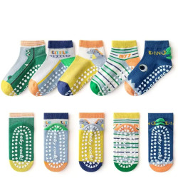 1ā3 Year | 5 Pair Green Dino China Cozy Non-Slip Socks for Toddlers | Green Dino Grip Socks by Durian Minliu Sock | Imported China | 5 Pair Set 1ā3 Year | 5 Pair Green Dino China Cozy Non-Slip Socks for Toddlers | Green Dino Grip Socks by Durian Minliu Sock | Imported China | 5 Pair Set