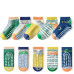 5 Pair Cozy Non-Slip Socks for Toddlers (Ages 1–3) | Imported China | 5 Pair Set | All Prints