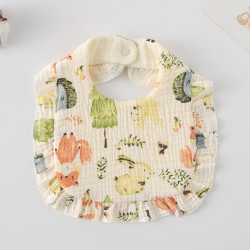 Korean Style Baby Feeding Bib | 0-1 Year | Fox Tree.