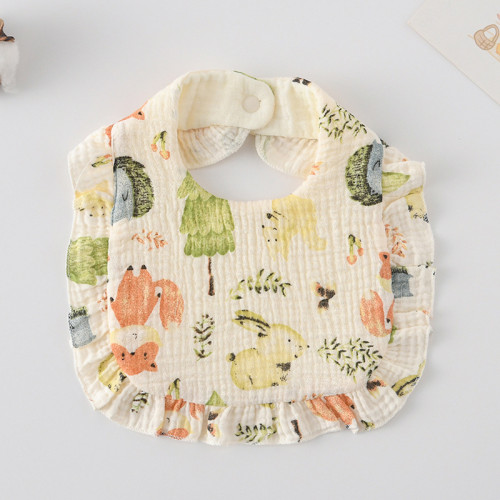 Korean Style Baby Feeding Bib | 0-1 Year | Fox Tree. Korean Style Baby Feeding Bib | 0-1 Year | Fox Tree.