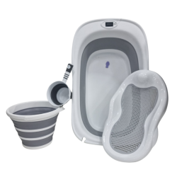 4 Pcs Foldable Baby Bathtub 4 Pcs Foldable Baby Bathtub