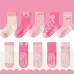 5 Pair Cozy Non-Slip Socks for Toddlers (Ages 1–3) | Imported China | 5 Pair Set | All Prints
