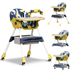 Foldable Baby Feeding high Chair | Multifuntional Foldable Baby Feeding high Chair | Multifuntional
