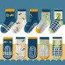 5 Pair Cozy Non-Slip Socks for Toddlers (Ages 1–3) | Imported China | 5 Pair Set | All Prints