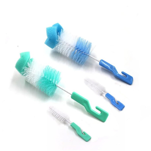 Baby Feeder Bottle Brush Cleaner – Nipple Brush Colour Random Baby Feeder Bottle Brush Cleaner – Nipple Brush Colour Random