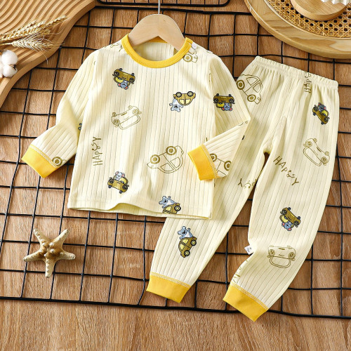 Children's Pure Cotton Underwear & Pajamas Set โ Driving Driver Children's Pure Cotton Underwear & Pajamas Set โ Driving Driver
