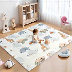 Foldable Puzzle Playmat Game Padded XPE Foam Crawling Baby Play Mat | 5x6 Feet Foldable Puzzle Playmat Game Padded XPE Foam Crawling Baby Play Mat | 5x6 Feet