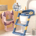 Children's Toilet Seat with Step Stool | Foldable Safe Potty Training