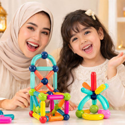 Magnetic Balls and Rods Building Blocks Set for Kids ā Educational 3D Magnetic Construction Toy (Ages 3+) Magnetic Balls and Rods Building Blocks Set for Kids ā Educational 3D Magnetic Construction Toy (Ages 3+)