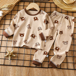 Children's Pure Cotton Underwear & Pajamas Set — Little Bear Head Children's Pure Cotton Underwear & Pajamas Set — Little Bear Head