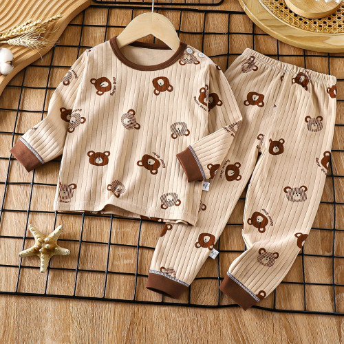 Children's Pure Cotton Underwear & Pajamas Set — Little Bear Head
