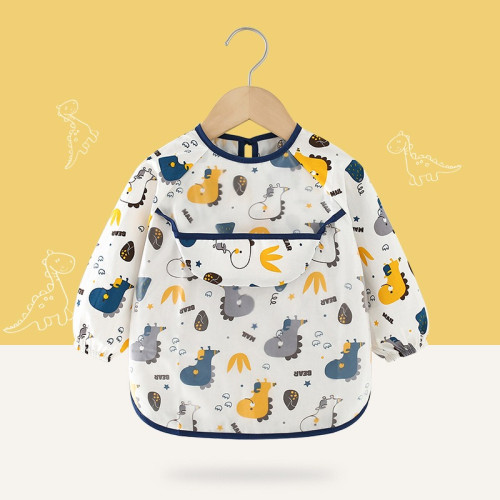 Long-Sleeved Anti-Dressing Waterproof Baby's Dining Clothes Children's Apron Baby's Bib Guard| Macey Dragon | 0-2 Year Long-Sleeved Anti-Dressing Waterproof Baby's Dining Clothes Children's Apron Baby's Bib Guard| Macey Dragon | 0-2 Year