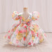 6m to 3 Year | High-End Baby Girl Princess Flower Cotton Blended Dress – 6m –3 Years | Light Flower