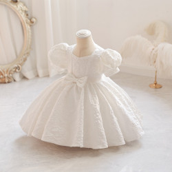 6m to 2 Year | High-End Baby Girl Princess Flower Girl Dress – 6m –2 Years | White 6m to 2 Year | High-End Baby Girl Princess Flower Girl Dress – 6m –2 Years | White