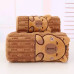 Soft and Super Absorbent Coral Velvet Bath Towel (Light Brown) Soft and Super Absorbent Coral Velvet Bath Towel (Light Brown)