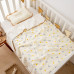 Four Seasons Crepe Bean Cotton Gauze Blanket — Newborn & Kids Soft Quilt | 43x43 Inch Large Size