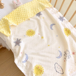Newborn Cotton Gauze Baby Blanket – Soft Lightweight Summer Comfort Blanket (28 x 39 Inches) | Moon Girl Cartoon Swaddle Newborn Cotton Gauze Baby Blanket – Soft Lightweight Summer Comfort Blanket (28 x 39 Inches) | Moon Girl Cartoon Swaddle