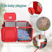 4x4 Feet | Playpen for twin, with Basketball Hoop, Comes with Bracket, Stainless Steel Framming with 30 Pcs Ball