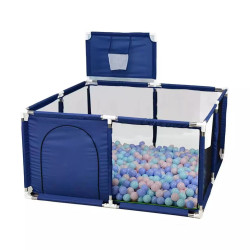 4x4 Feet | Playpen for twin, with Basketball Hoop, Comes with Bracket, Stainless Steel Framming with 30 Pcs Ball 4x4 Feet | Playpen for twin, with Basketball Hoop, Comes with Bracket, Stainless Steel Framming with 30 Pcs Ball