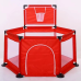 Round Playpen for twin, with Basketball Hoop, Comes with Bracket, Stainless Steel Framing with 30 Pcs Ball
