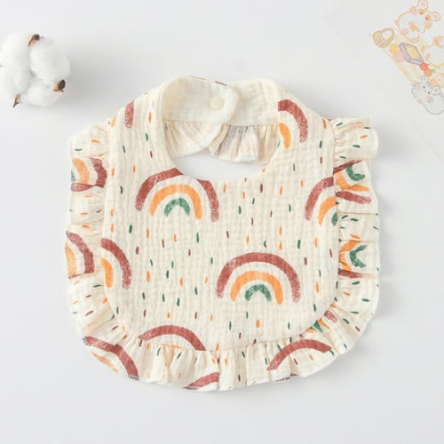 Korean Style Baby Feeding Bib | 0-1 Year | raindrop rainbow Korean Style Baby Feeding Bib | 0-1 Year | raindrop rainbow