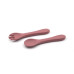 Silica Gel Spoon and Fork Set| Kids Tableware Spoon | BPA FREE Silicone