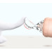 Full Body Silicone Rice Paste Bottle With Cork- Silicone Feeder Bottle with Squeezing Spoon