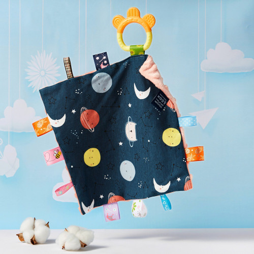 Yinxiuli Baby Doudou Label Ambulatory Towel Cotton Baby Doudou Handkerchief Tooth Glue Grinding Stick Soothing Towel | Space