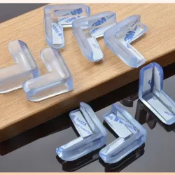 Table Corner-Children's Safe Protective Corner Protection - L Shape | 8 Pcs