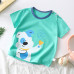 Korean Style Children's Short-Sleeved Cotton Cartoon T-Shirt – 6M–3Year