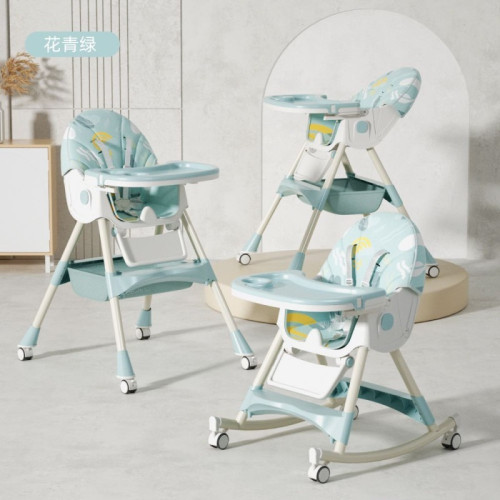 4 In 1 | All In 1 | Rocking Horse Baby Feeding Chair | Height Adjustable, Seat Reclyning System, Rocking Horse